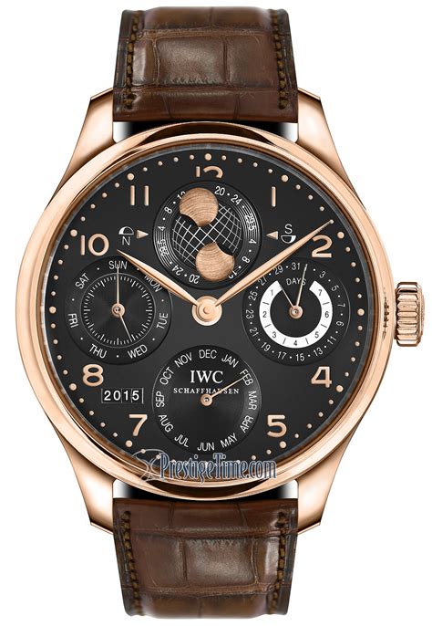 iwc portugieser perpetual calendar rose gold|iwc perpetual calendar price.